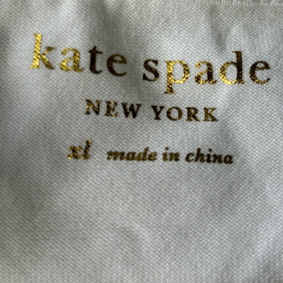 NWT Kate Spade White Mixed Media Cotton Knit Dress Eyelet  $248.  Size XL - Picture 5 of 10